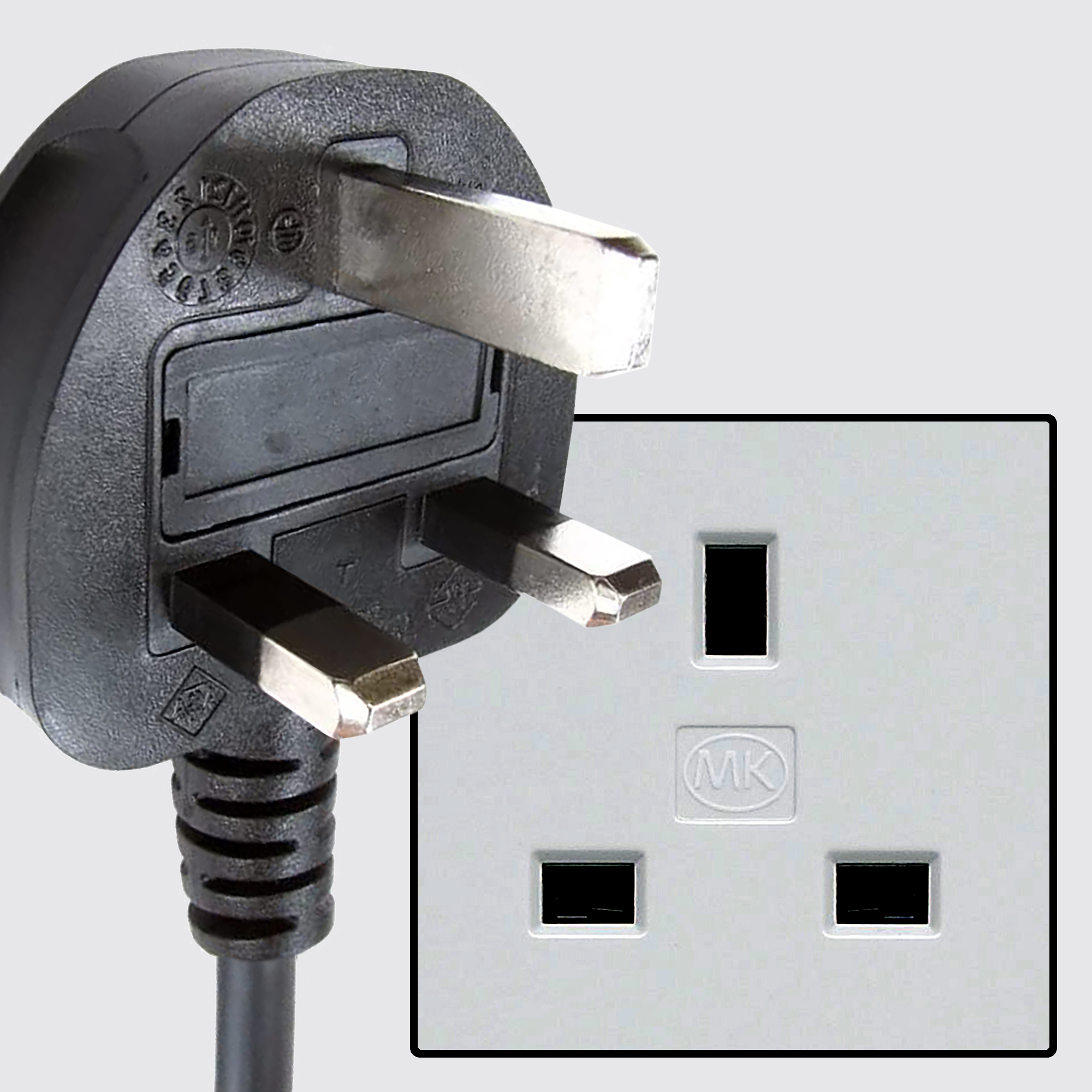 UK Type G plug and socket reference tiles.